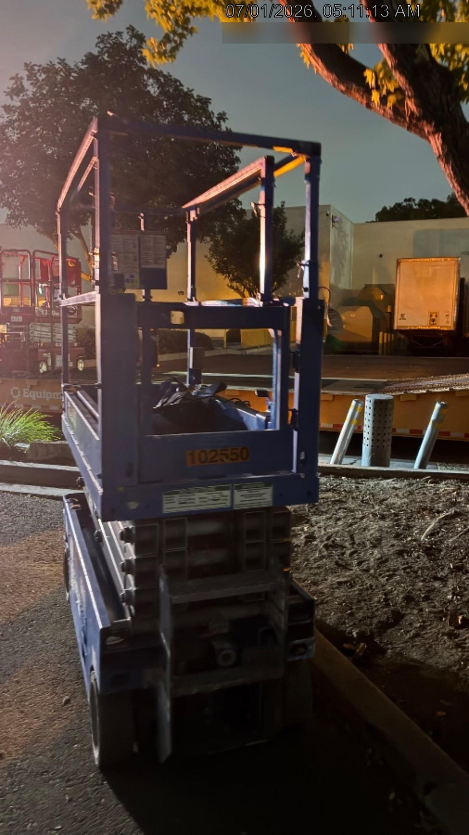 2020 Genie GS-1930 Solid Non Marking Tires, Beacon, Folding rails with half height swing gate, 800W Inverter