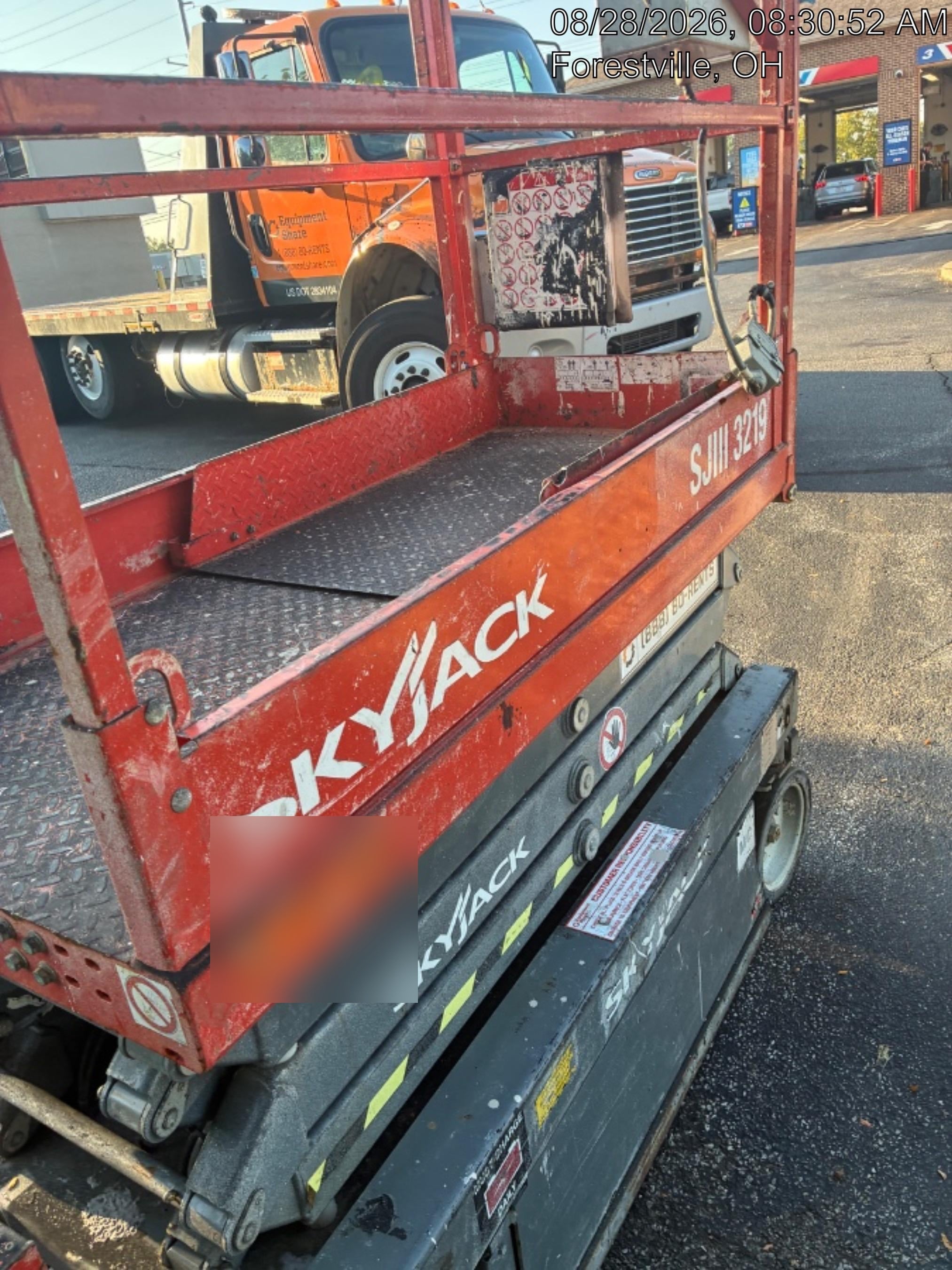 2016 Skyjack SJIII-3219 Standard Rental Specs