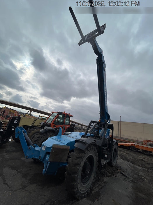 2018 Genie GTH-1056 Genie GTH-1056 w/Open ROPS, Solid Tires, Work Lights, 60" carriage/forks, cab mesh, beacon