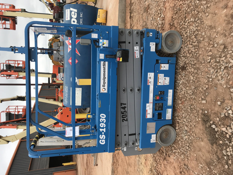 2018 Genie GS-1930 Genie GS-1930 Scissor Lift w/Standard Options