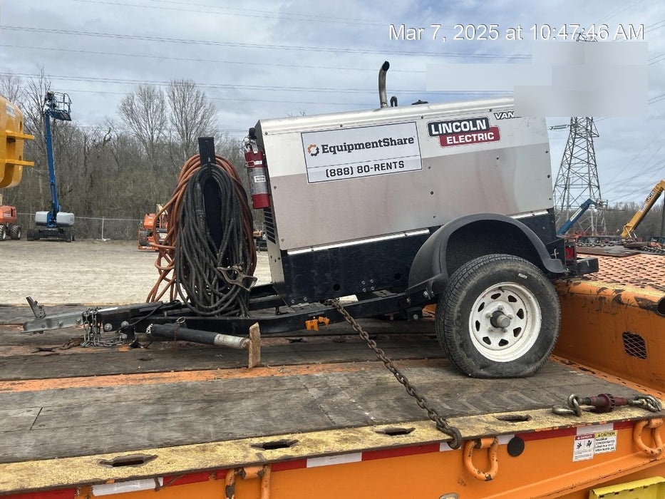 2020 Lincoln Electric Vantage 322 Welder Ready-Pak 3, w/ GPS & Decals (includes trailer, cable rack, fender light kit)