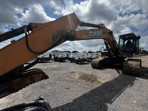 2016 Case CX300D CAB A/C, 12' ARM, STEEL TRACKS, THUMB