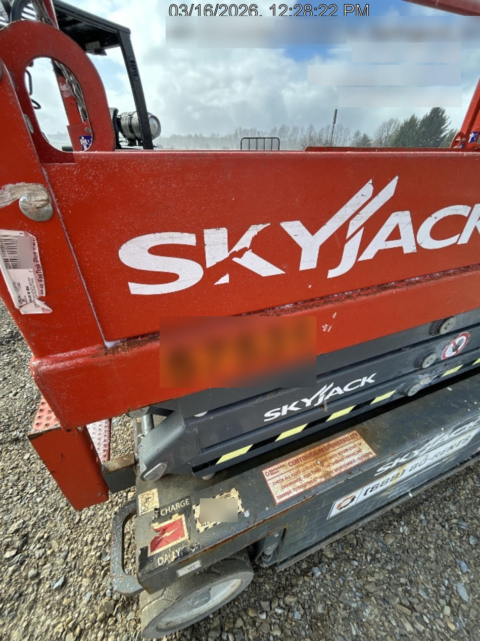 2016 Skyjack SJIII-3219 Standard Rental Specs