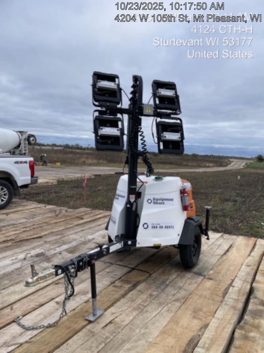 2023 Generac MLT2 Diesel, Flex Switch 120V Input, Powerzone Controller, (4) 320W LED Lights, 4kW Generator, 39.9 Gal Fuel Tank, 2" Ball, T3