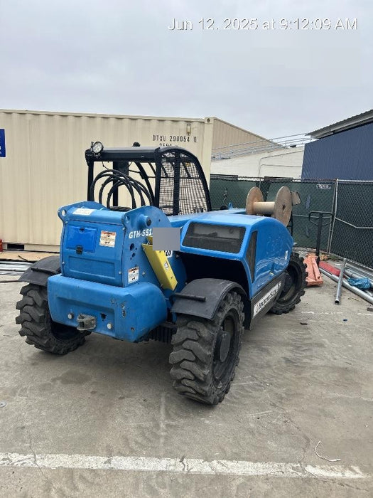 2019 Genie GTH-5519 Canopy, Solid RT Tires, LED Work Lights, Beacon 48" Carriage, 48" Forks