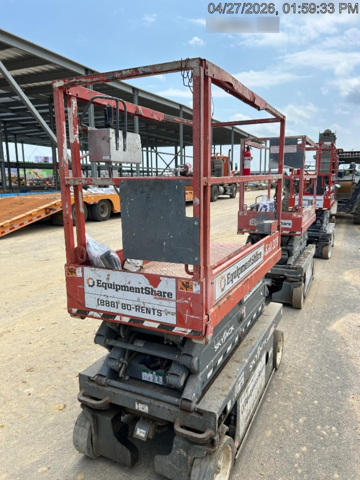 2019 Skyjack SJIII-3219 Standard Options, Trojan Batteries