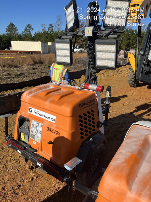 2023 Generac MLT2 Diesel, Flex Switch 120V Input, Powerzone Controller, (4) 320W LED Lights, 4kW Generator, 39.9 Gal Fuel Tank, 2" Ball, T3