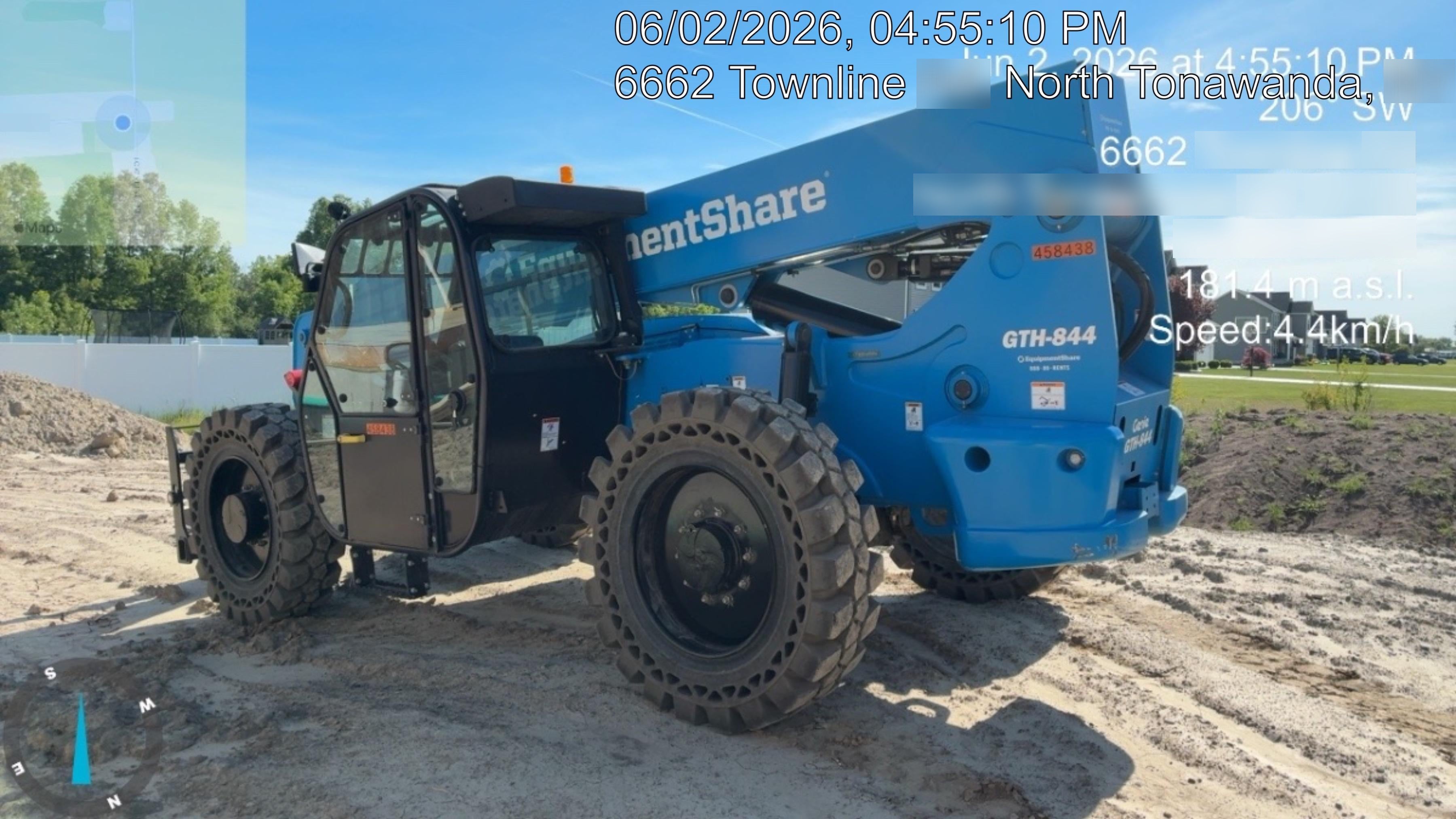 2024 Genie GTH-844 74Hp Dsl, Cab/Heat/Air, Sld Tires, LED WL, Bcn, L Hook, T3 + Access Control
