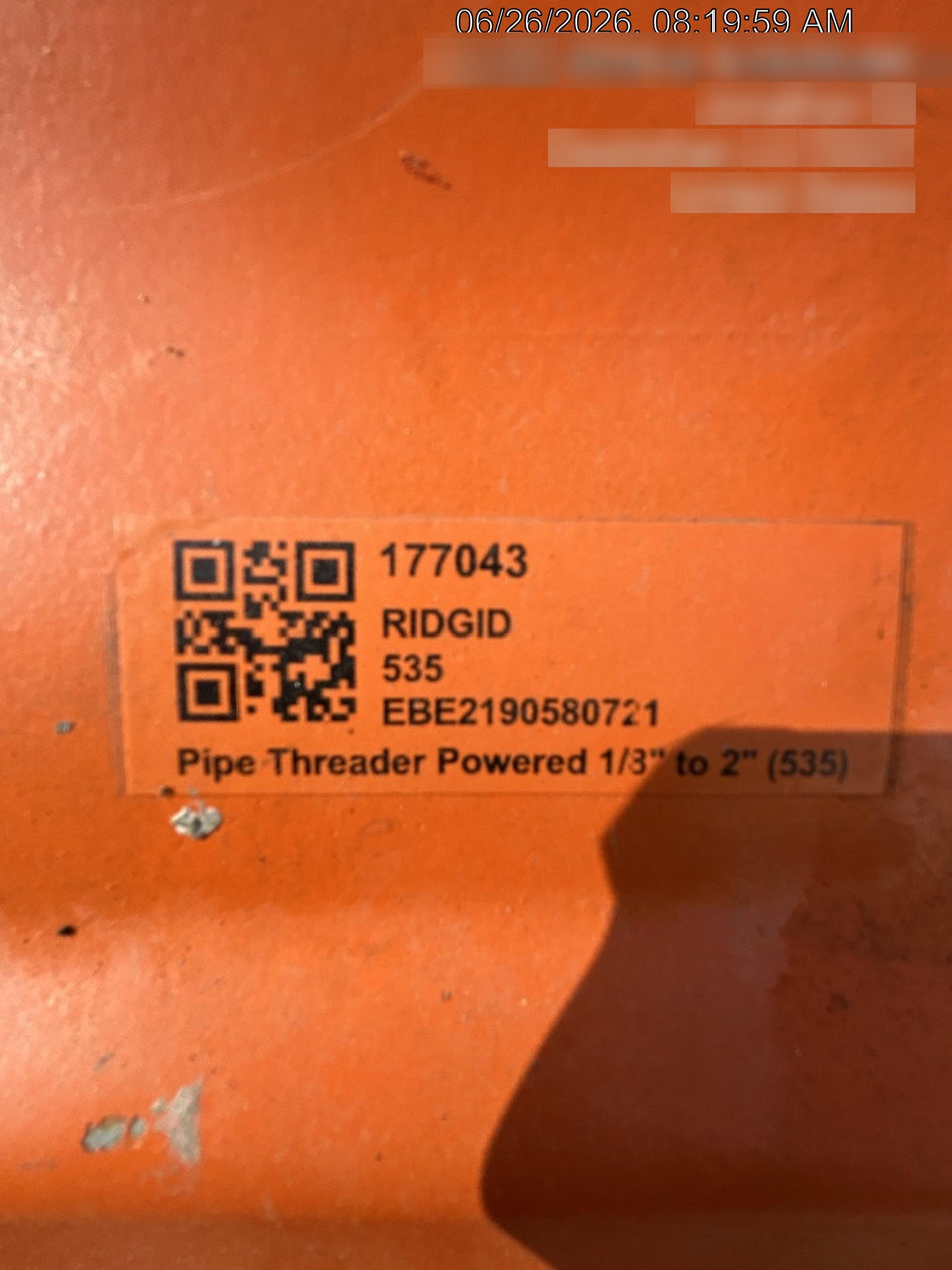 2021 RIDGID 535