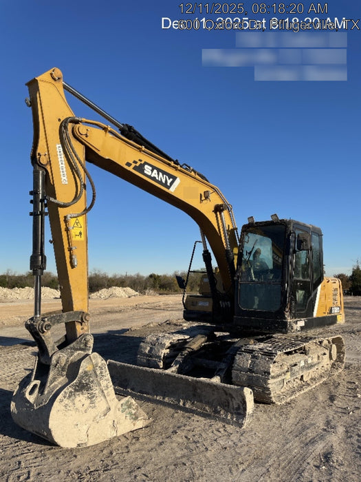 Sany SY135C SY135 Tier 4 - Cab, Hydraulic QC,  Buckets: 36" , Hydraulic Hammer 1,500 lb impact class