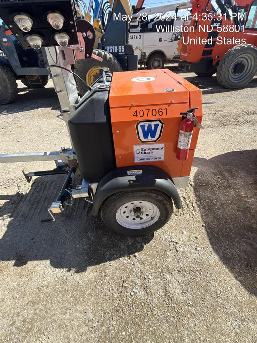 2024 Wanco WLTT-4MM4K Diesel, Deep Sea Controller, Shore Power Plug, Auto Start, (4) 350W LED Floodlights, 4kW Generator, 60 Gal Fuel Tank, 2" Ball, T3