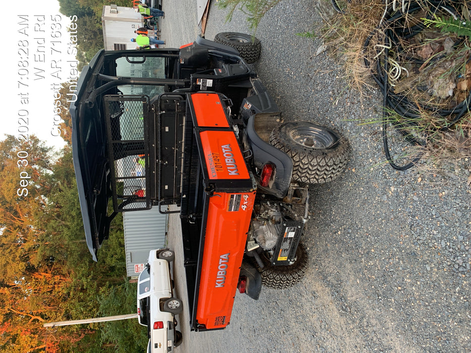 2019 Kubota RTV-XG850WL-H 4wd Utility Cart, Gas, 2 Seat, LED Strobe, Windshield Tempered Glass, Plastic Canopy, Wire Harness Kit, Backup Alarm