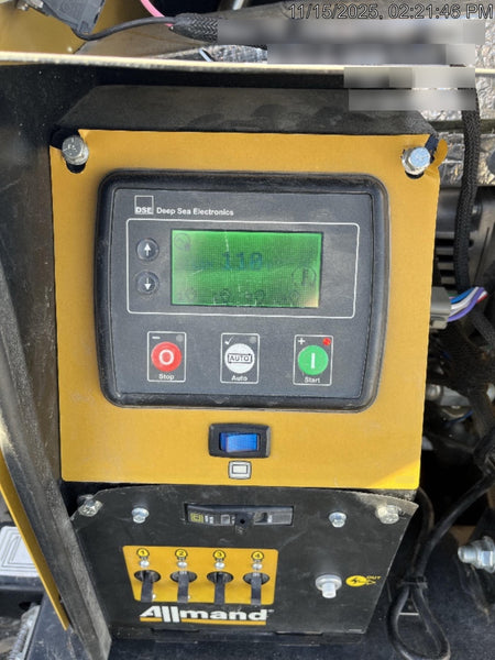 2022 Allmand NLV3GR (4) LED Light Fixture 350W, 23' Vertical Mast, 3kW Prime, Towable, ES Decals, T3