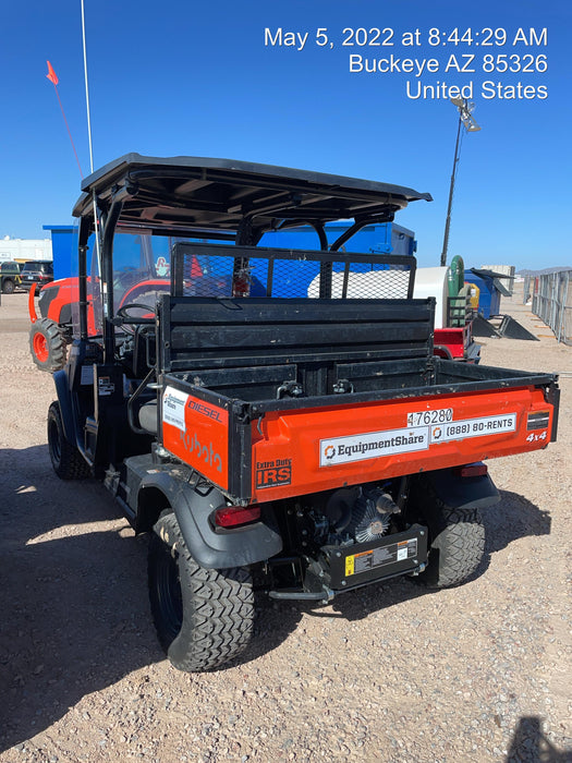 2021 Kubota RTV-X1140W-H Plastic Canopy, Windshield Acrylic Clear, LED Strobe Light, Wire Harness Kit, Back up Alarm