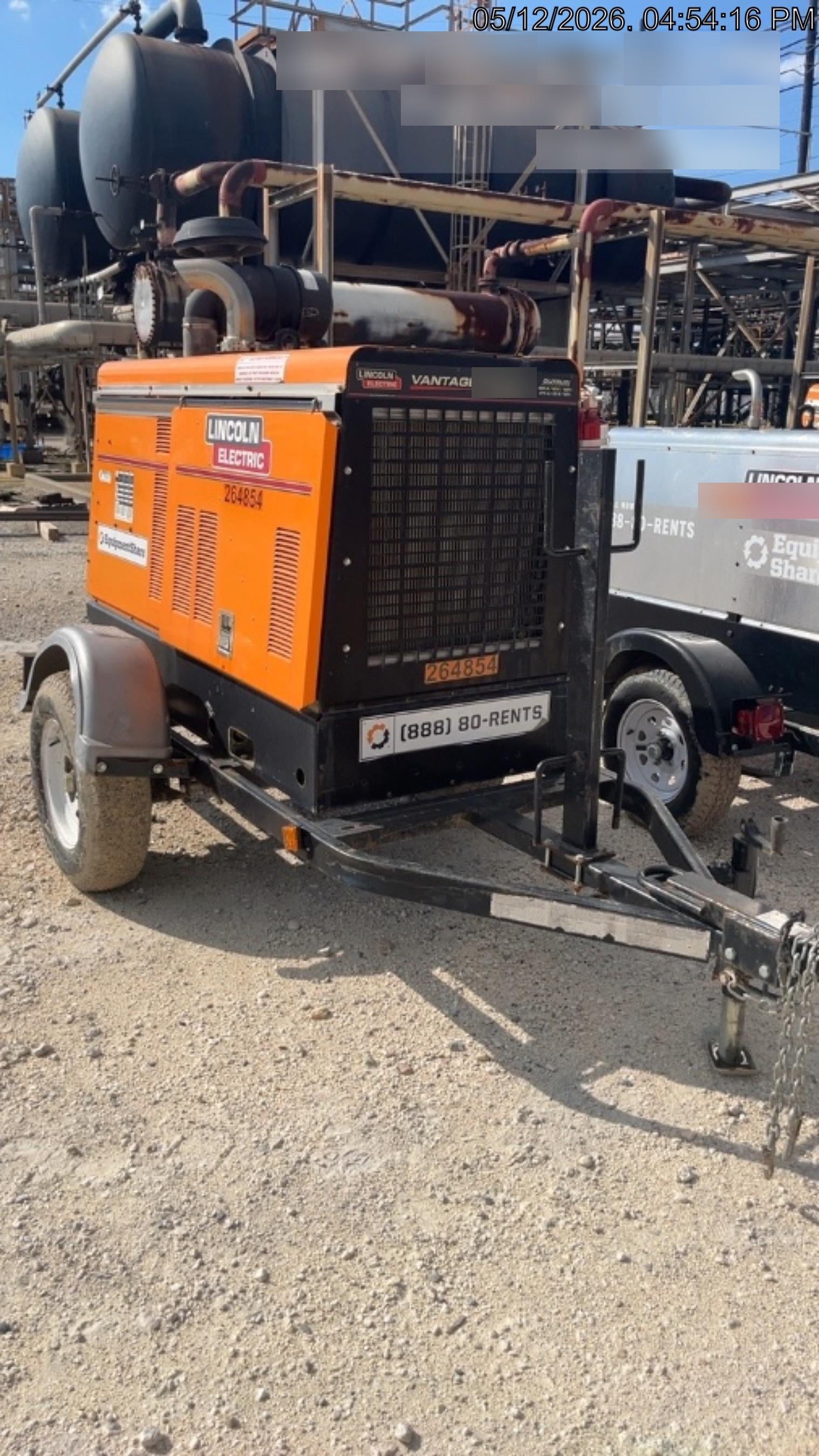 2022 Lincoln Electric Vantage 549X Crosslink Technology, Trailer Mounted, ES Decals, T3