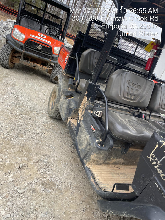 2021 Kubota RTV-X1140W-H Plastic Canopy, Windshield Acrylic Clear, LED Strobe Light, Wire Harness Kit, Back up Alarm
