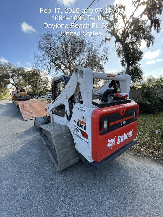 2022 Bobcat T770 92hp Doosan Diesel, Canopy, Rubber Tracks, Manual QC