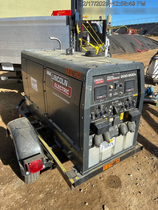 2021 Lincoln Electric Dual Maverick 200/200X Ready Pak 3 (includes trailer, cable rack, fender light kit)