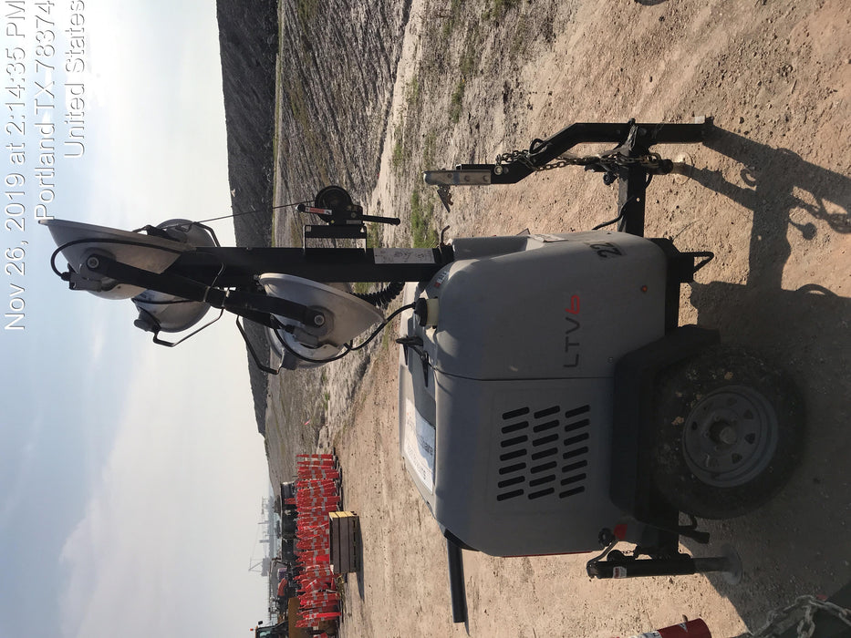 2019 Wacker Neuson LTV6L-MH Wacker Neuson LTV6L Mobile Light Tower w/Fuel Level Sensor Installed