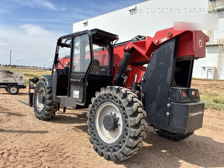 2020 Manitou MTA10055 Cab/Heat/Air, 120 HP, Solid Tires, Work Lights, Lift Hook, Auxiliary Hydraulics w/66" Carriage and 60" Forks