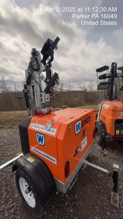 2024 Wanco WLTT-4MM4K Diesel, Deep Sea Controller, Shore Power Plug, Auto Start, (4) 350W LED Floodlights, 4kW Generator, 60 Gal Fuel Tank, 2" Ball, T3