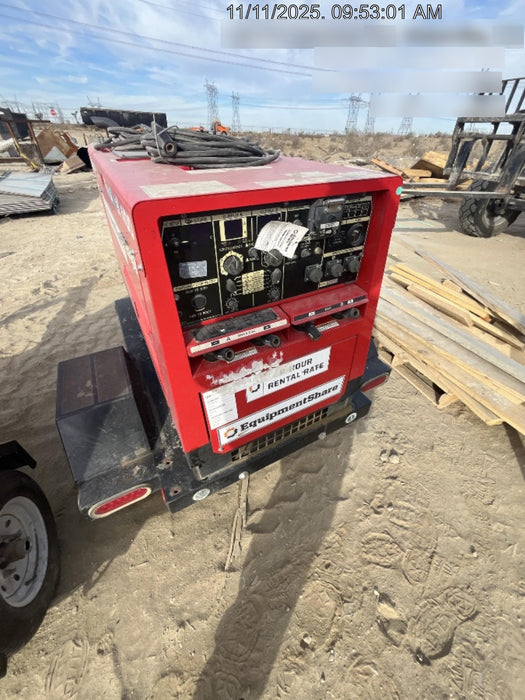 2022 Shindaiwa DGW400MDL Kubota D902 Engine, 23 HP, Dual Op Welder, Wire, Arc, Droop Stick, Tig, and CC Stick Functionality, Simulphase, 3 Phase and 1 Phase Gen Output, Single Axle NB Trlr, Slr Trckl Chrg 12V 12W, Fire Ext
