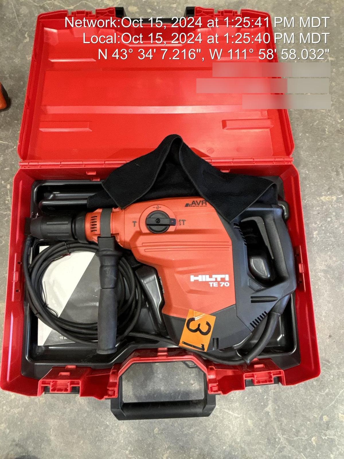2023 HILTI TE 70-AVR