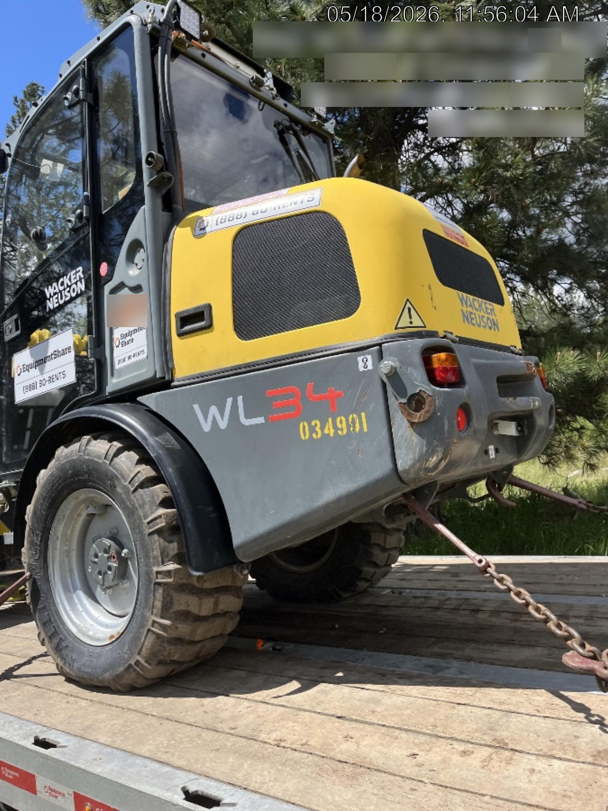 2016 WACKER NEUSON WL34