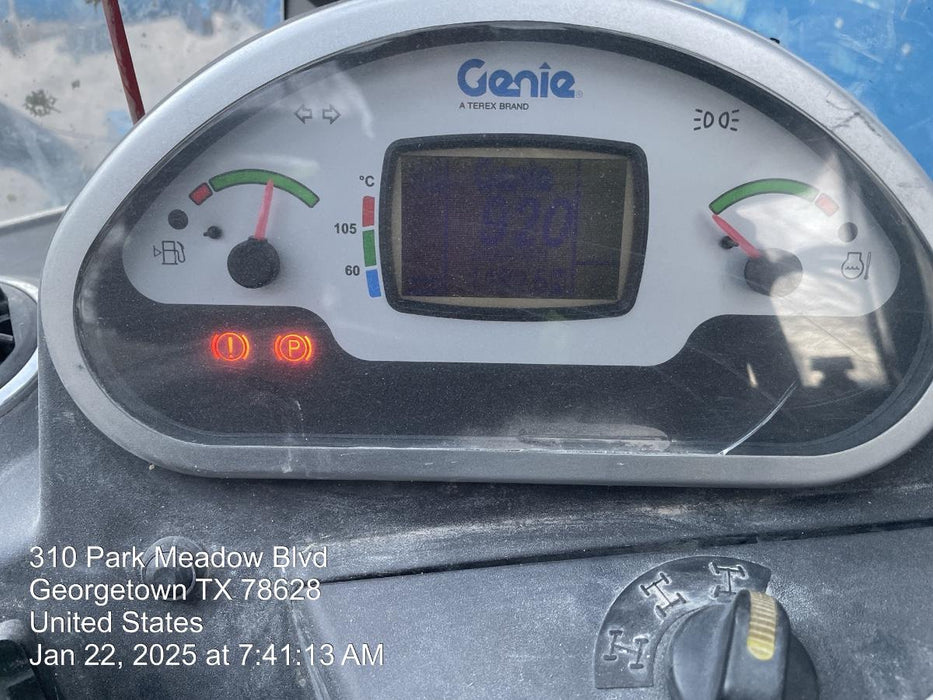 2019 Genie GTH-5519 Cab/Heat/AC, Solid RT Tires, LED Work Lights, Beacon, 48" Carriage, 48" Forks