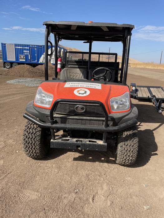 2022 Kubota RTV-X1140W-H Plastic Canopy, Windshield Acrylic Clear, LED Strobe Light, Wire Harness Kit, Back up Alarm