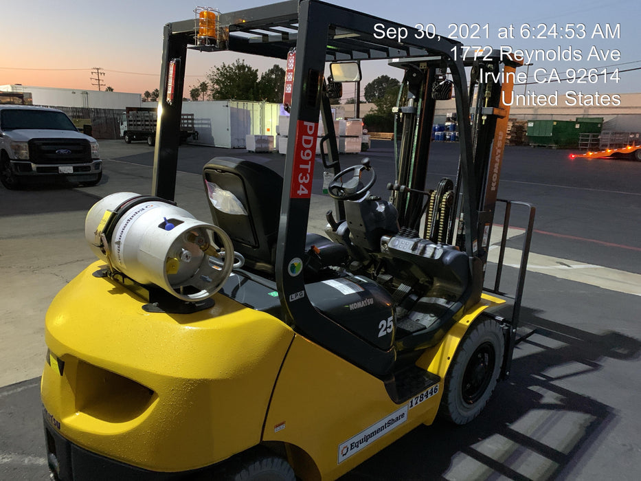 2021 KOMATSU FG25T-16 LP-Scale System