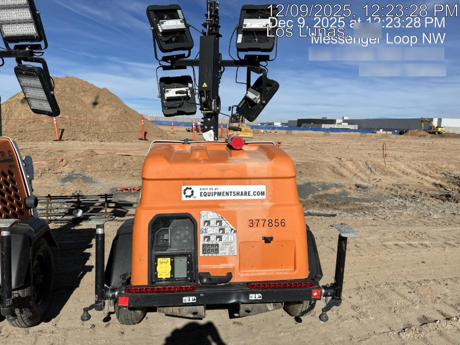 2023 Generac MLT2 Diesel, Flex Switch 120V Input, Powerzone Controller, 
(4) 320W LED Lights, 4kW Generator, 39.9 Gal Fuel Tank, 2" Ball, T3