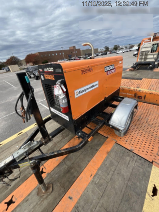 2022 Lincoln Electric LE400 Kubota V1505, Trlr, Cable Rack, Light Kit, ES Decals, T3