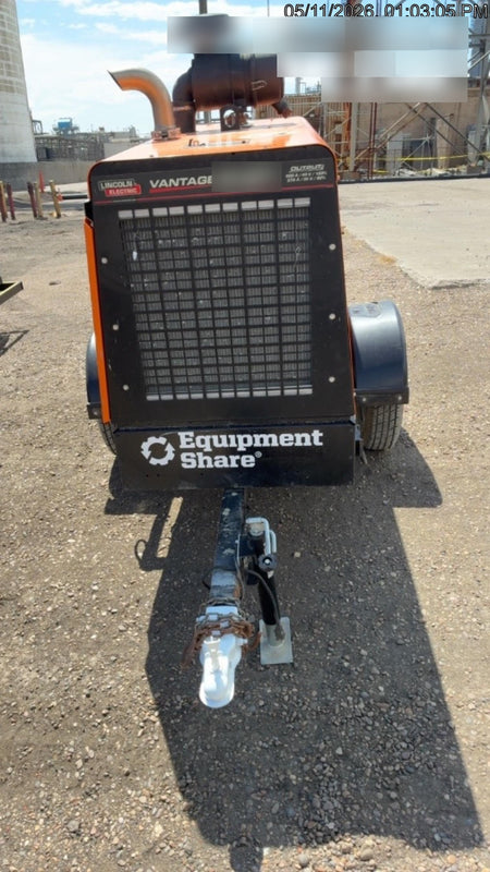 2021 Lincoln Electric Vantage 549X Ready Pak 3, ORANGE (includes trailer, cable rack, fender light kit)