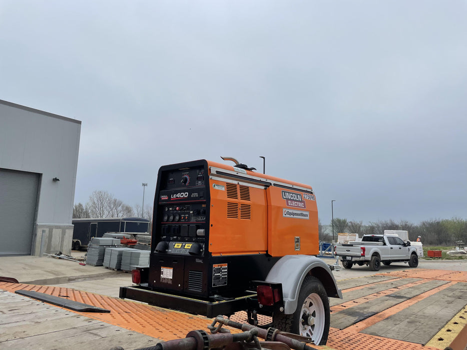 2022 Lincoln Electric LE400 Kubota V1505, Trlr, Cable Rack, Light Kit, ES Decals, T3