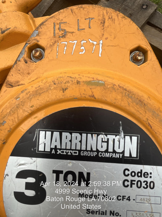2021 HARRINGTON CF030-15