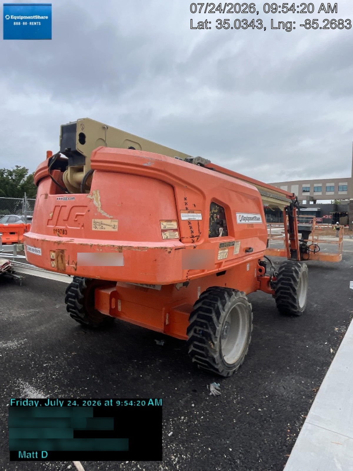 2021 JLG 660SJ