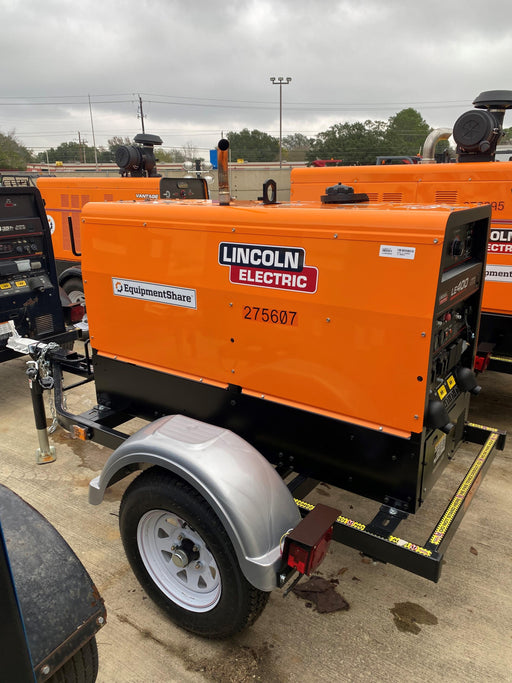 2022 Lincoln Electric LE400 Kubota V1505, Trlr, Cable Rack, Light Kit, ES Decals, T3