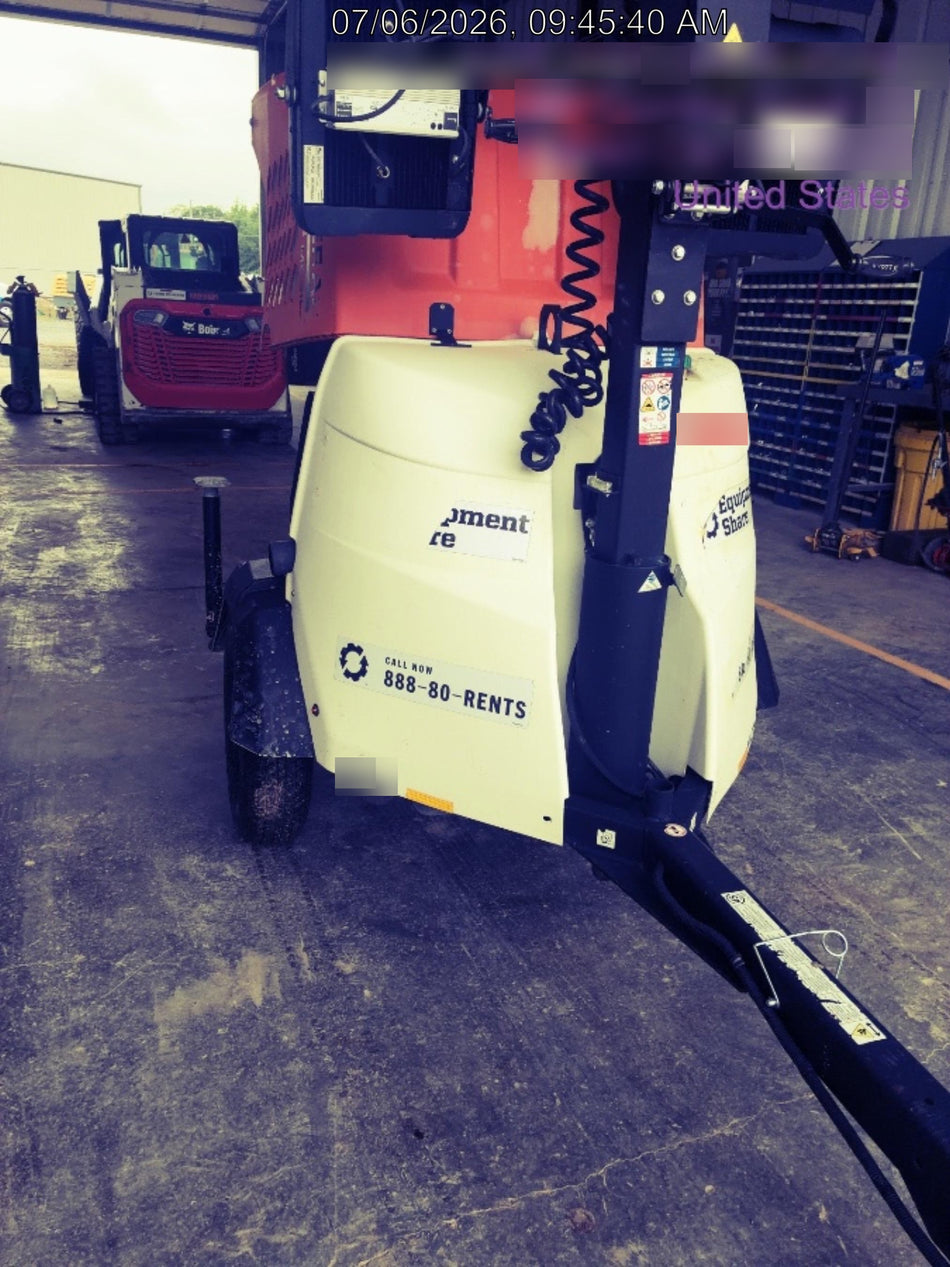 2023 Generac MLT2 Diesel, Flex Switch 120V Input, Powerzone Controller, 
(4) 320W LED Lights, 4kW Generator, 39.9 Gal Fuel Tank, 2" Ball, T3