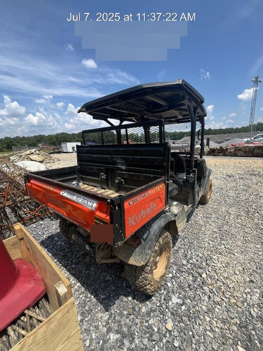 2021 Kubota RTV-X1140W-H Plastic Canopy, Windshield Acrylic Clear, LED Strobe Light, Wire Harness Kit, Back up Alarm