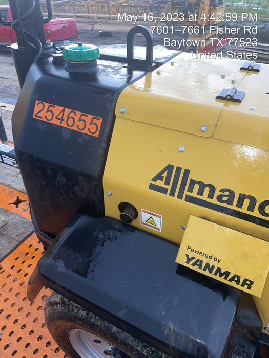 2022 Allmand NLV3GR (4) LED Light Fixture 350W, 23' Vertical Mast, 3kW Prime, Towable, ES Decals, T3