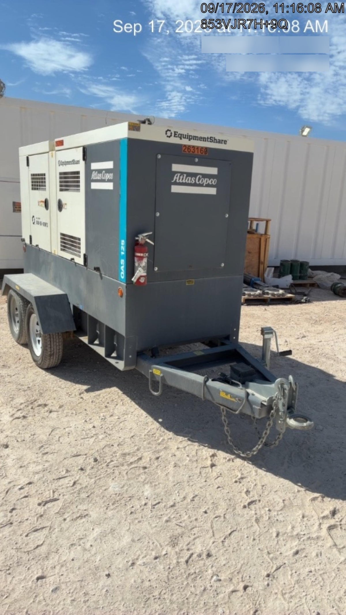 2022 ATLAS COPCO QAS 125
