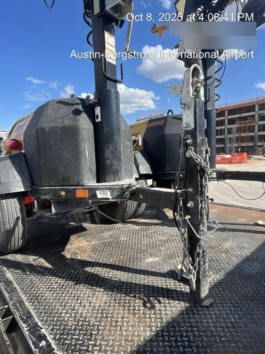 2022 Allmand NLV3GR (4) LED Light Fixture 350W, 23' Vertical Mast, 3kW Prime, Towable, Deep Sea L401, Leveling Jacks, Yanmar T4F 5.8hp