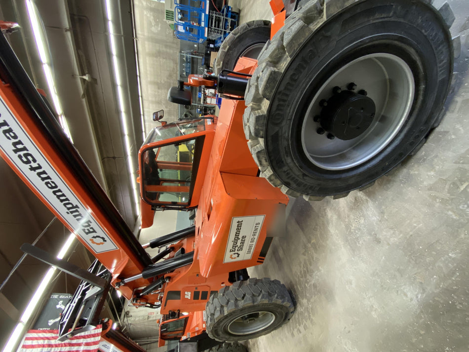 2020 Skytrak 10054 Cab/Heat/Air, Solid Tires, Work Lights, Beacon, Aux Hydraulics, Back up Alarm, Lifting Eye, ES Decals