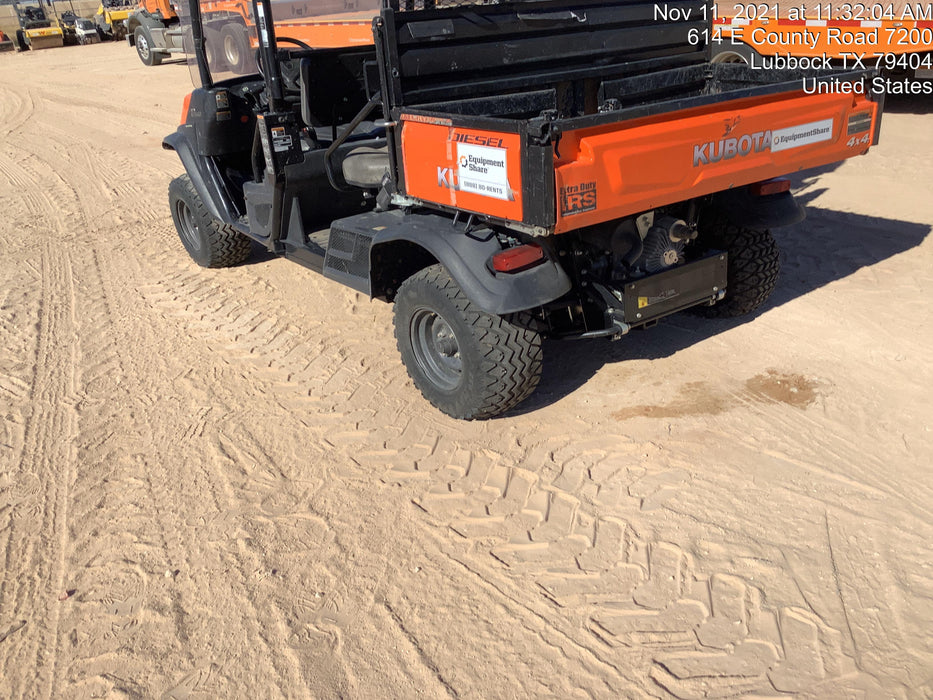 2020 Kubota RTV-X1140W-H Canopy, 4-Seater, Diesel, Windshield Acrylic Clear, LED Strobe, Backup Alarm