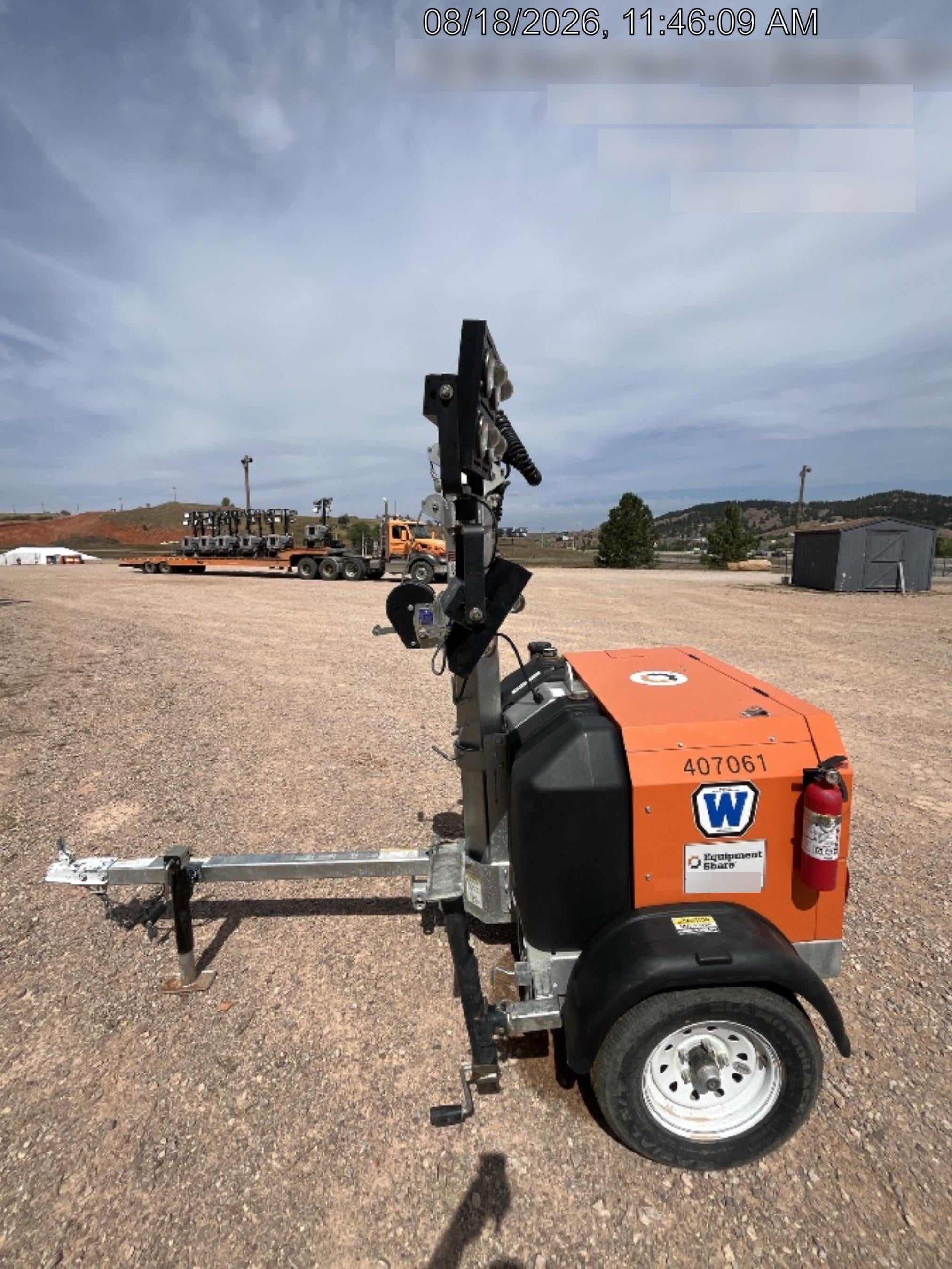 2024 Wanco WLTT-4MM4K Diesel, Deep Sea Controller, Shore Power Plug, Auto Start, (4) 350W LED Floodlights, 4kW Generator, 60 Gal Fuel Tank, 2" Ball, T3
