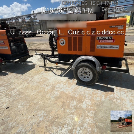 2022 Lincoln Electric Vantage 549X Crosslink Technology, Trailer Mounted, ES Decals, T3