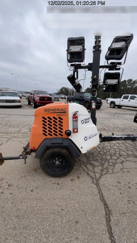 2023 Generac MLT2 Diesel, Flex Switch 120V Input, Powerzone Controller, 
(4) 320W LED Lights, 4kW Generator, 39.9 Gal Fuel Tank, 2" Ball, T3