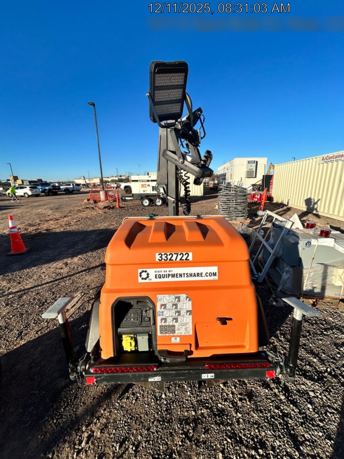 2023 Generac MLT2 Diesel, Flex Switch 120V Input, Powerzone Controller, (4) 320W LED Lights, 4kW Generator, 39.9 Gal Fuel Tank, 2" Ball, T3