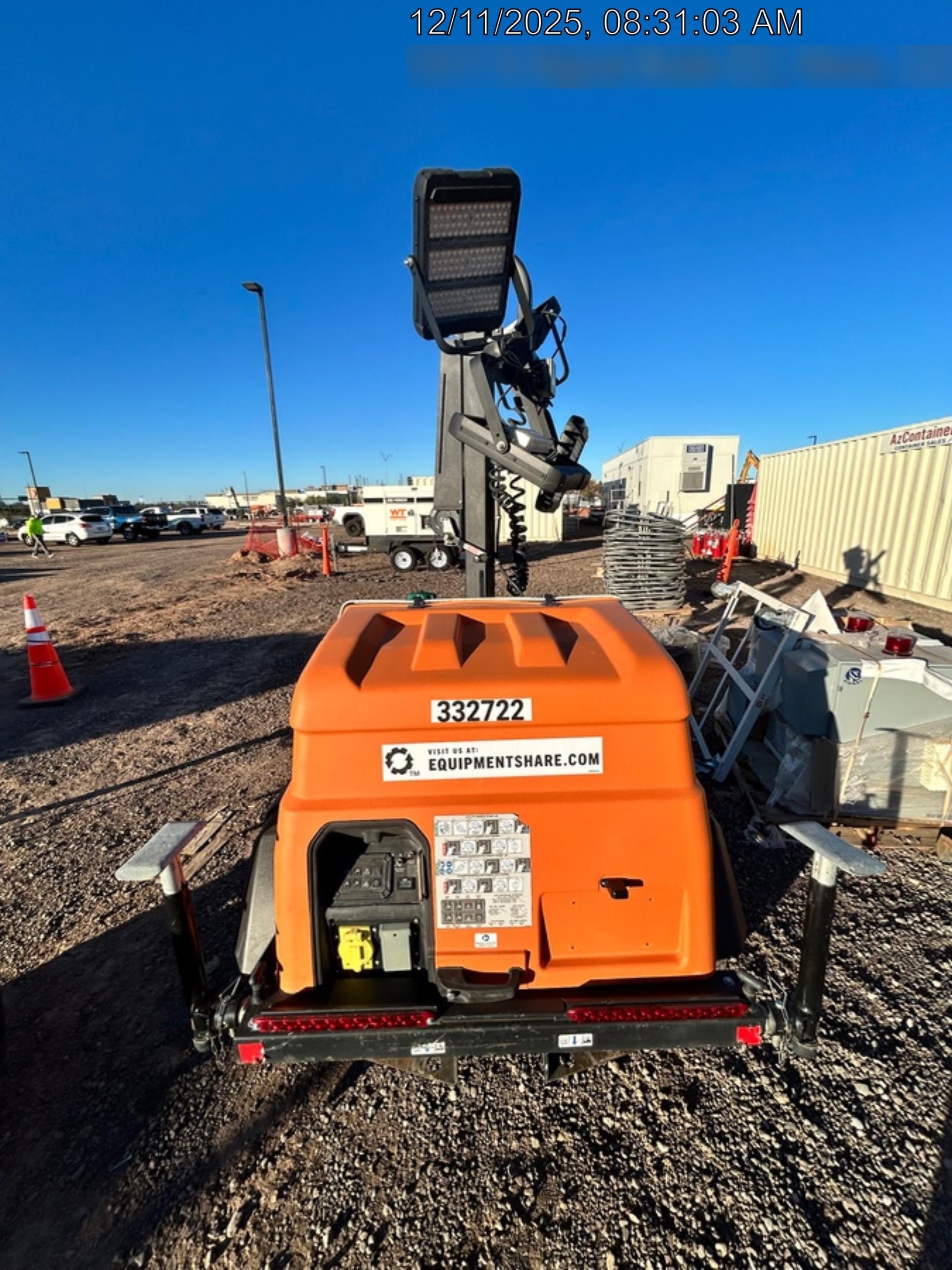 2023 Generac MLT2 Diesel, Flex Switch 120V Input, Powerzone Controller, (4) 320W LED Lights, 4kW Generator, 39.9 Gal Fuel Tank, 2" Ball, T3